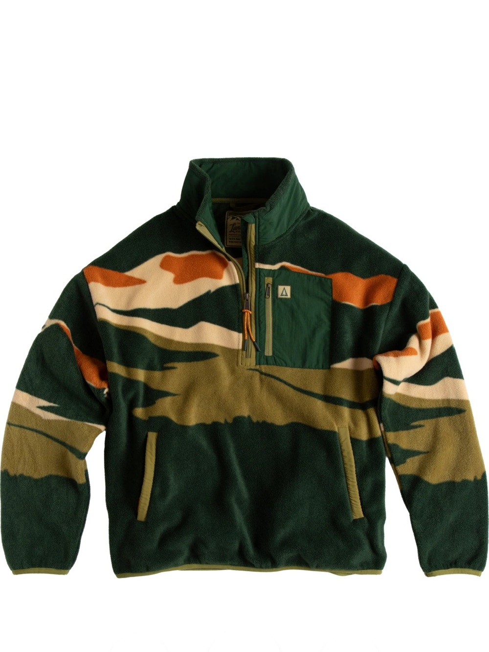 The Landmark Project Trailhead Unisex Half Zip Fleece XS NWT NEW WITH TAGS